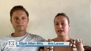 Brie Larson & Elijah about "The Messy Truth VR" getting an EMMY nomination (ET Canada Interview)