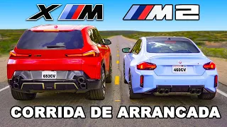 Novo BMW M2 vs BMW XM: CORRIDA DE ARRANCADA