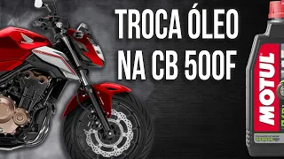 Dicas para Trocar Óleo na CB 500F - CB - Pedrinho 178