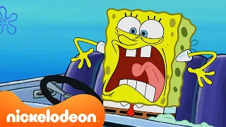 Qui est le PIRE conducteur 🚗 - Bob l'Éponge vs Pierre Papier Ciseaux | Nickelodeon France