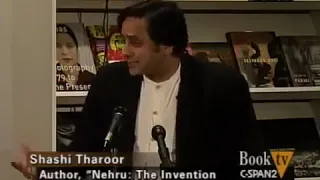 Shashi Tharoor Talks about - Nehru :The Invention of India on 18th March 2004