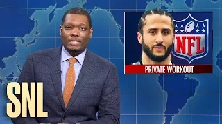 Weekend Update: Colin Kaepernick Works Out, World's Largest Starbucks - SNL