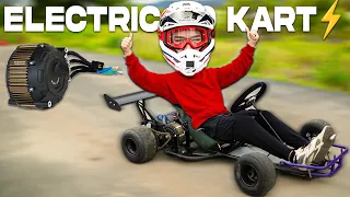 Converting a Wrecked GoKart Into a 70mph Electric Beast!