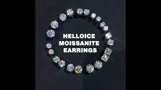 Shiny Moissanite Earrings - Best Gift Choice