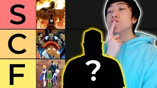 the BIGGEST Twitch streamer's ANIME tier list