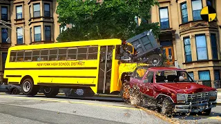 GTA 4 Crazy School Bus Ep.2