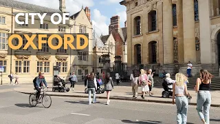 Oxford, Town of World's 2nd Oldest University┃4K Walking Tour