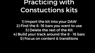 Getting out of the 8 Bar Loop - Construction Kit Method