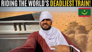 Surviving the World's Deadliest Train Journey in Sahara Desert! 🇲🇷