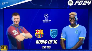 FC 24 - Barcelona Vs Napoli - Round of 16 | 2nd LEG | Champions League 23/24| PS5™ [4K60]