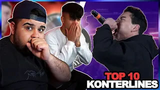 TOP 10 KONTERLINES (Freestyle) 🔥 Takeover Top 10 | Reaction