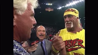 Ric Flair and Hulk Hogan on WCW Monday Nitro | October 4th 1999 #HulkHogan #WWE #WCW #RicFlair #Hulk