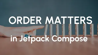 The order of your Jetpack Compose modifiers matters – Alex Styl