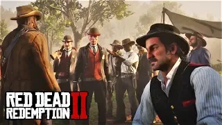 Red Dead Redemption 2 - Агенты Милтон и Росс находят лагерь банды Ван дер Линде