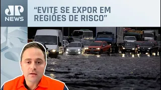 Fortes chuvas assolam São Paulo; Tenente da Defesa Civil explica como se proteger