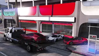 GTA 5 | BROKE TO BILLIONAIRE | DELIVERING FERRARI'S TO FERRARI DEALERSHIP! | #10