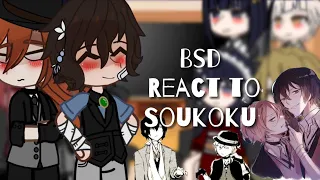 Bsd react to soukoku/2/?manga spoilers! #bsdreact #bsd