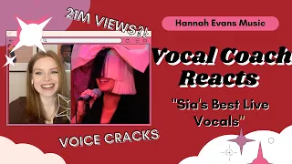 Vocal Coach Reacts to "Sia's Best Live Vocals"
