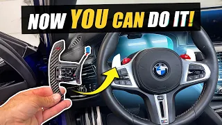 BMW Paddle Shifters DIY Install (F90, G20, G30, G80, G82)