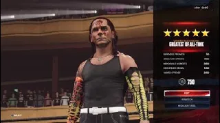 WWE 2K24 Jeff Hardy vs Sandman