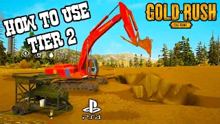 How To Use Tier 2 Operation | PS4 | Gold Rush The Game