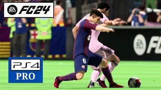 Inter Miami vs Barcelona - EA FC 24 PS4 Pro Gameplay (4K 60fps)