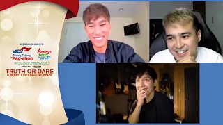 Carlo Aquino, Nikko Natividad at Jerome Ponce, napasabak sa Jojowain o Totropahin challenge