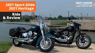 Harley-Davidson Test Ride and Review: 2021 Heritage vs. 2021 Sport Glide