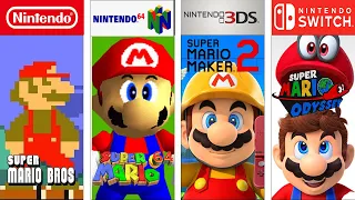 The Evolution of Super Mario Games  #gamehistory#evolutiongame