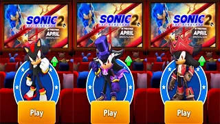 Sonic Dash - All Shadow Runner - All 52 Characters Unlocked Android Gameplay