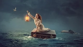 In The Sea - Photoshop manipulation Tutorial Light Effects