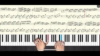 Mariage d'Amour | piano tutorial | 梦中的婚礼 |  (50% speed)