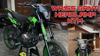 WR155 KEBO IRENG GANTI HEADLAMP KTM