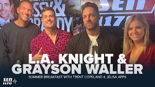 LA Knight and Grayson Waller visit 1170 SEN (16.01.24)