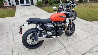 2023 Triumph speed twin 1200 orange