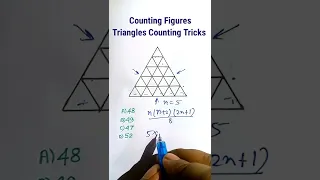 Counting Figures Reasoning | Triangle Counting Reasoning| Reasoning| Reasoning Classes| #shorts