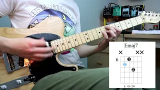 My Favorite Guitar Chords For Midwest Emo / Math Rock in Standard Tuning