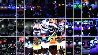 FNAF AR - 1 2 3 4 5 6 UCN Jumpscare Animations