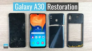Samsung Galaxy A30 Restoration | ASMR | Restoring Broken Phone