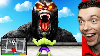 Playing As KING KONG vs THE HULK In GTA 5 (Battle)