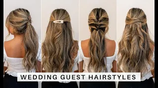 EASY WEDDING HAIRSTYLES | BRIDESMAID, WEDDING GUEST & SPECIAL OCCASIONAL HAIRSTYLES TUTORIAL