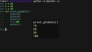 Using Global Variables in Python Functions