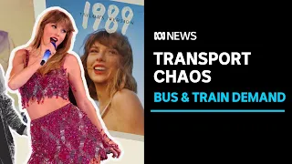 Transport authorities brace for 300,000 Taylor Swift fans, rain and trackwork in Sydney | ABC News