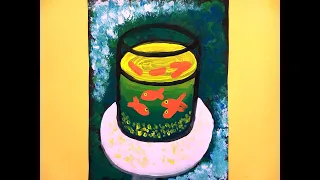 Matisse Goldfish Painting for Kids!