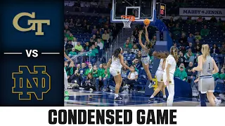 Georgia Tech vs. Notre Dame Condensed Game | 2022-23 ACC Women’s Basketball