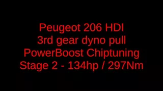 Peugeot 206 HDI PowerBoost ECU tune 134hp