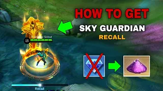 How to get Free Recall Effect in Mobile Legends | Sky Guardian Recall Effect