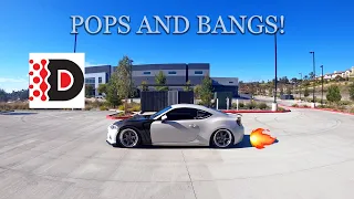 Supercharged BRZ gets even louder!! (pops and bangs)