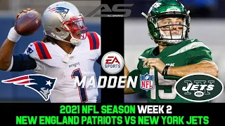 NFL 2021 Season - Week 2 - New England Patriots vs New York Jets - 4K - AllSportsStation