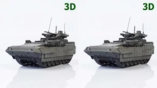 AW: Проект Армата 3D TV video горизонтальная стереопара SBS ТБМП Т-15